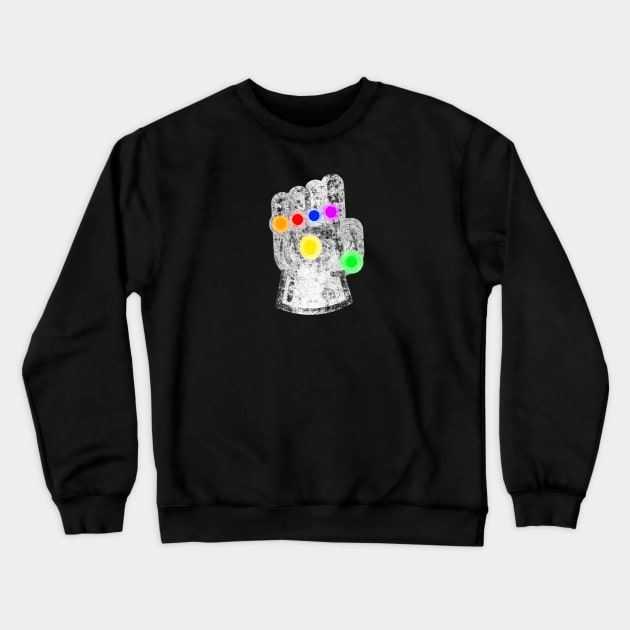 The Infinity Gauntle Crewneck Sweatshirt by happyantsstudio